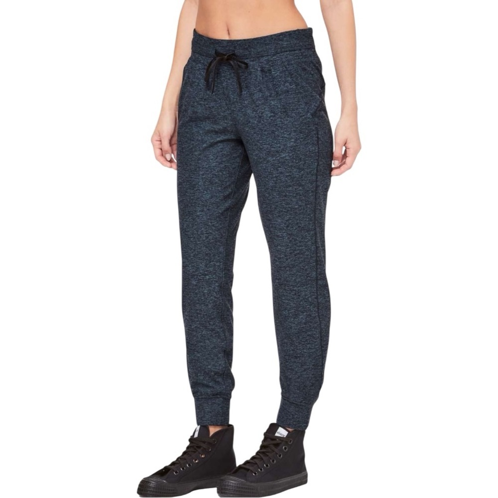 Lululemon Ready To Rulu Joggers Pants Navy Black Size 6 Sweat-Wicking Rulu